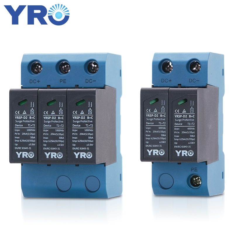 Solar PV DC Surge Protective Device YRSP-D2 B+C/T1+T2
